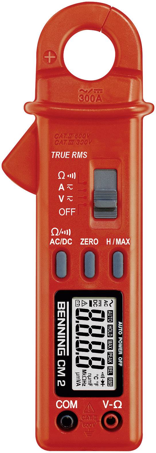Benning 044035 Strømtang , Hånd-multimeter digital CAT II 600 V, CAT III 300 V Visning (counts): 4000