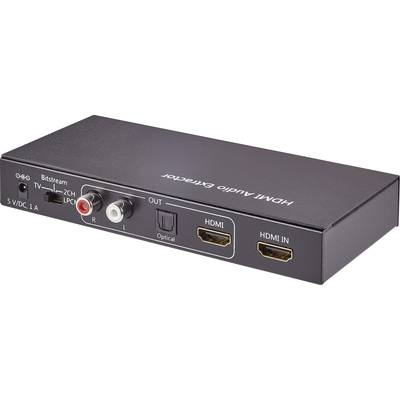 Audio Extractor [HDMI - HDMI, Toslink, Phono] 1920 x 1080 Pixel SpeaKa Professional SP-AE-H/TC-02