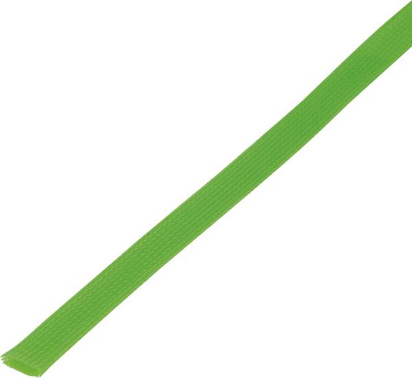 TRU COMPONENTS 1564737 CBBOX3037-GN Strømpeflexslange Grøn PET  30 til 37 mm 5 m