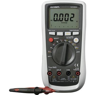 VOLTCRAFT VC850 Hånd-multimeter digital CAT III 1000 V, CAT IV 600 V Visning (counts): 6000-8