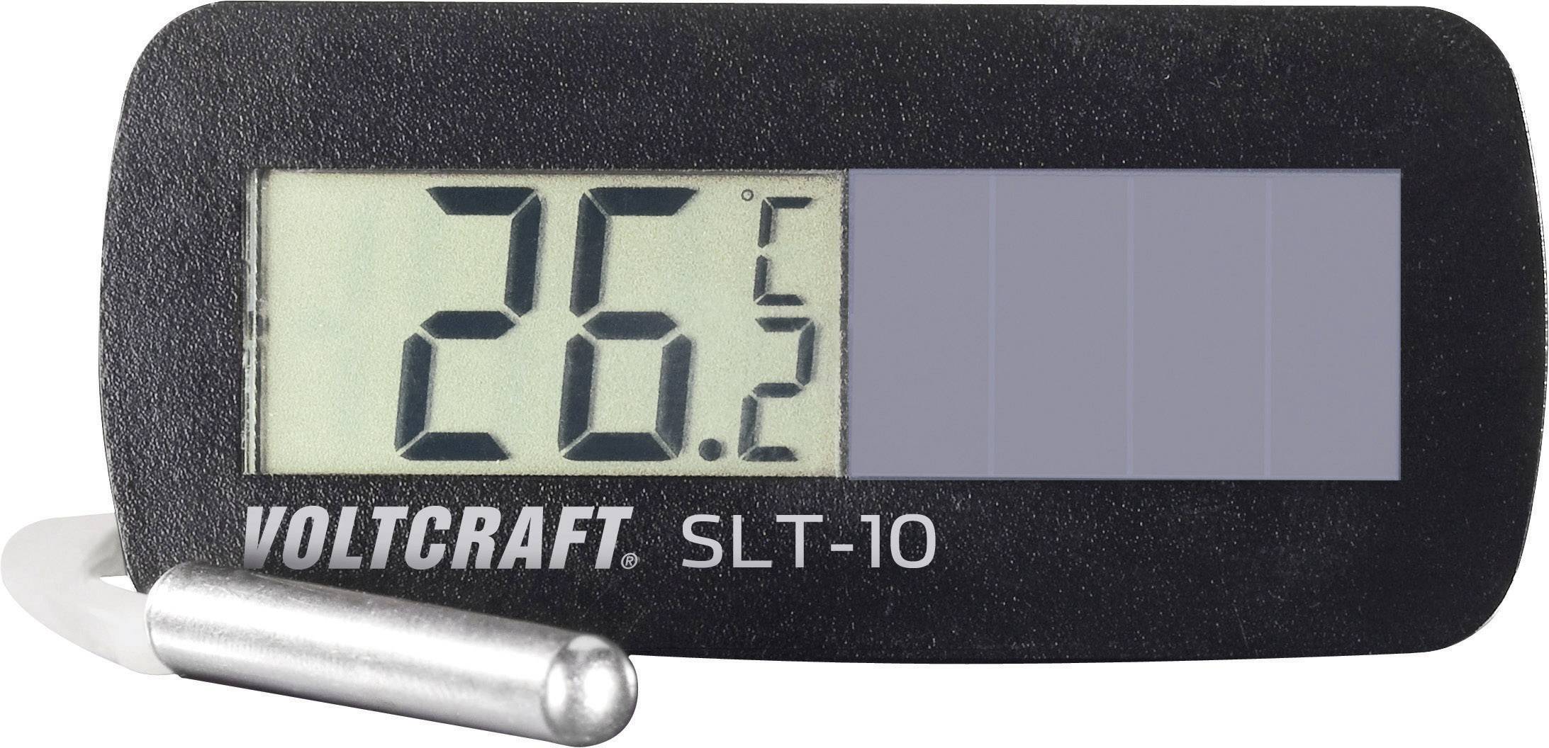 Et digitalt termometer viser en temperatur på 26,2 grader celsius. Ved siden af displayet sidder en sensorsonde.