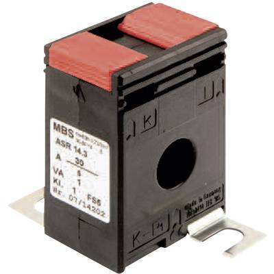 MBS ASR 14.3 30/5A 1VA Kl.3 26088 Primærstrøm 30 A Sekundærstrøm 5 A Ledningsgennemføring Ø:14 mm Skruefastgørelse 1 stk