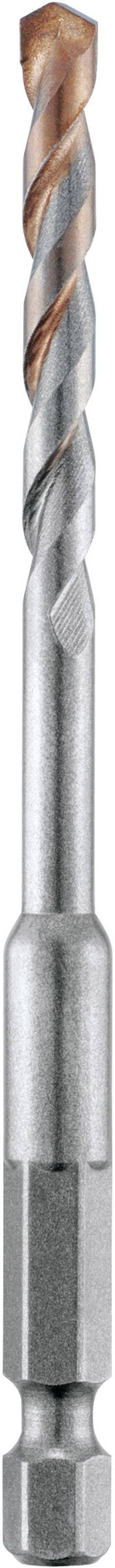 Metalbor med cylindrisk skaft og spiralformet spids, egnet til præcis boring i metaloverflader.