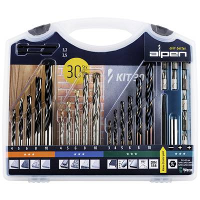 Alpen 800230100 30 dele Universal-borsortiment