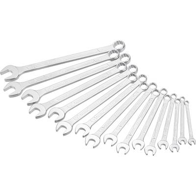 Hazet 600SPC/16 Gaffelnøgle-sæt 16 dele Nøglebredde (metrisk) (kun til del) 7 - 24 mm