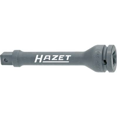 En forlænger til slagværktøjer med "HAZET"-påtrykning og firkantet ende til en topnøgleudveksling.
