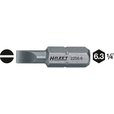 Hazet Lige kærv-bit 4 mm Kvalitetsstål C 6.3 1 stk