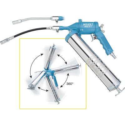 Hazet 9042N-1 Trykluft-fedtpresse 6.3 bar