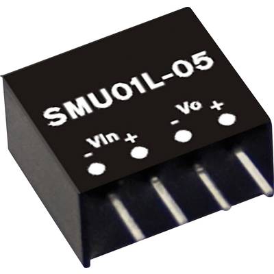 MW Mean Well SMU01N-09 DC/DC-bilomformer 1 W Antal udgange: 1 x Indhold 1 stk