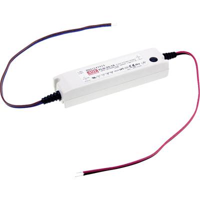 MW Mean Well PLN-20-24 LED-drivere, LED-transformator Konstant spænding, Konstant strøm 19 W 0.8 A 18 - 24 V/DC PFC-kobl