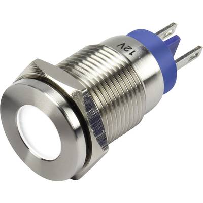   TRU COMPONENTS  GQ16F-D/W/ 12V/N  LED-signallampe  Hvid      12 V/DC        