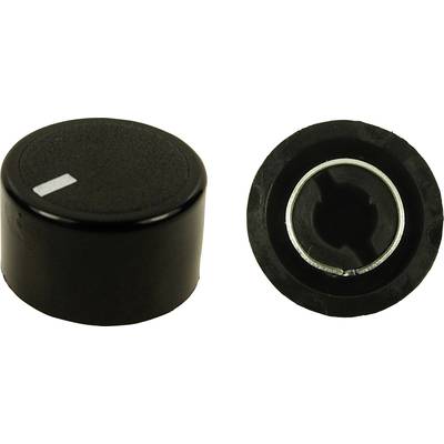 Cliff CL172970 CL172970 Drejeknap Sort (Ø x H) 18.8 mm x 11.2 mm 1 stk
