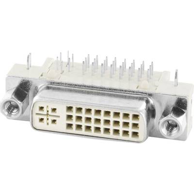 econ connect DVIAD1 DVI-stik Tilslutning, indbygning vandret Poltal: 29 Beige 1 stk
