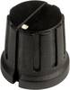 SCI PN-38D (6.4mm) PN-38D (6.4mm) Drejeknap med viser Sort (Ø x H) 15.5 mm x 14.2 mm 1 stk
