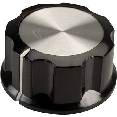 SCI RN-99C(6.4mm) RN-99C(6.4mm) Drejeknap Sort, Hvid (Ø x H) 33 mm x 16 mm 1 stk