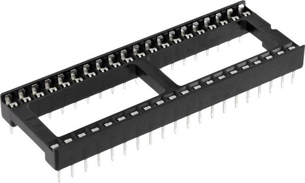 econ connect ICFG40  IC-fatning Rastermål: 15.24 mm Poltal: 40  1 stk