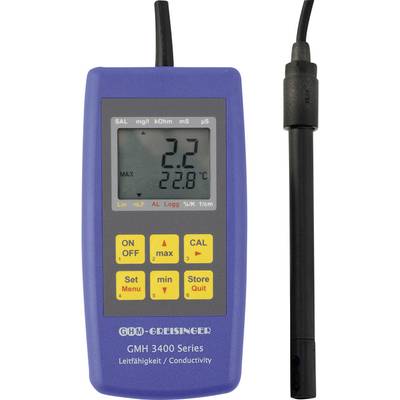 Greisinger GMH 3431 Kombi-måleapparat Opløste dele (TDS), Ledningsevne, Salinitet, Temperatur