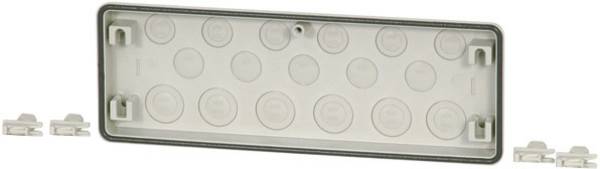Eaton FL4-3 17236 Flangeplade med prægning (L x B x H) 23 x 329 x 116 mm Plastic Grå 1 stk