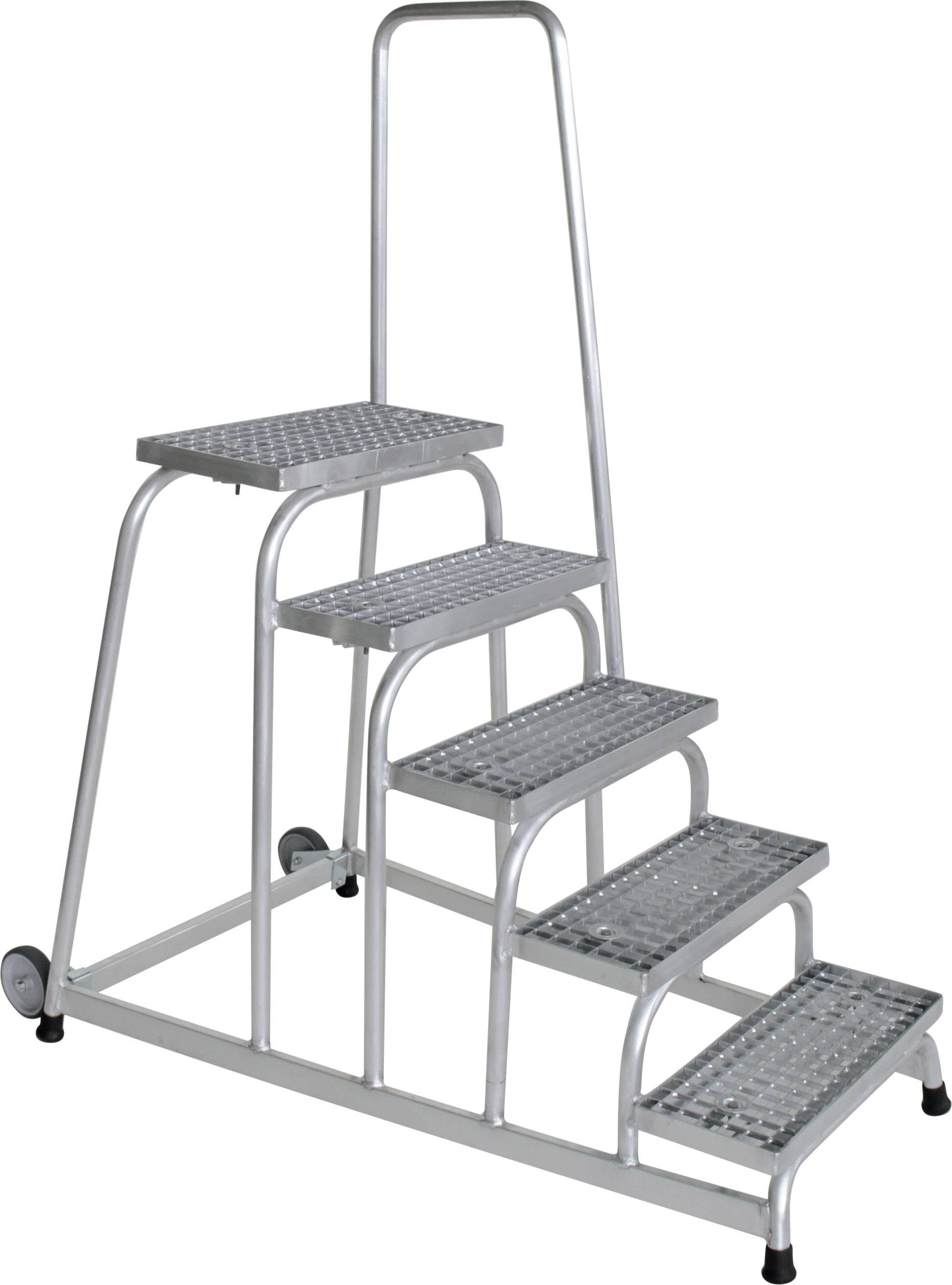MUNK Günzburger Steigtechnik 51025 Aluminium Trappe Arbejdshøjde (max.): 3 m Sølv 20 kg