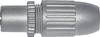 Coax IEC socket, straight Kabeldiameter: 6.8 mm
