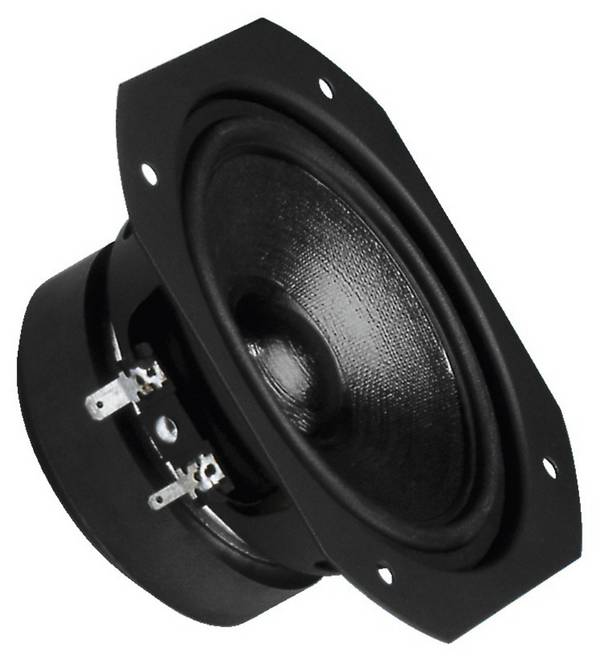 Monacor MSH-115 4 tommer 11.5 cm Højttaler-chassiser 50 W 8 Ω Indbygningshøjttaler