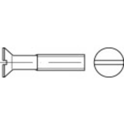 TOOLCRAFT 134003 Undersænkede skruer M2 4 mm Kærv DIN 963 Stål 2000 stk