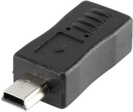 Renkforce USB 2.0 Adapter [1x USB 2.0 stik Mini-B - 1x USB 2.0 tilslutning Micro-B] rf-usba-08 forgyldte stik