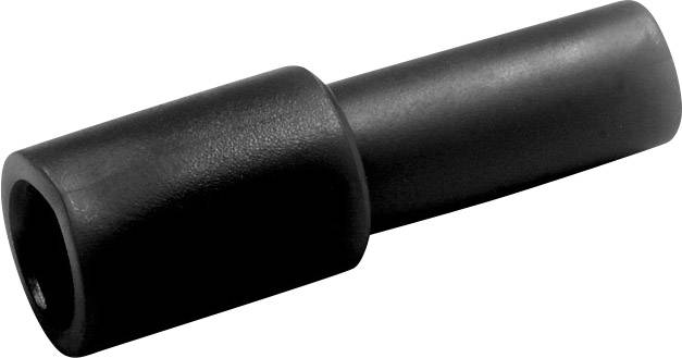 En sort, cylindrisk adapter med forskellige diametre ved enderne, egnet til maskine- eller værktøjstilslutninger.