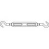 TOOLCRAFT 136622 Trådstrammer Kroge-kroge M16 Stål Galvaniseret DIN 1480 1 stk