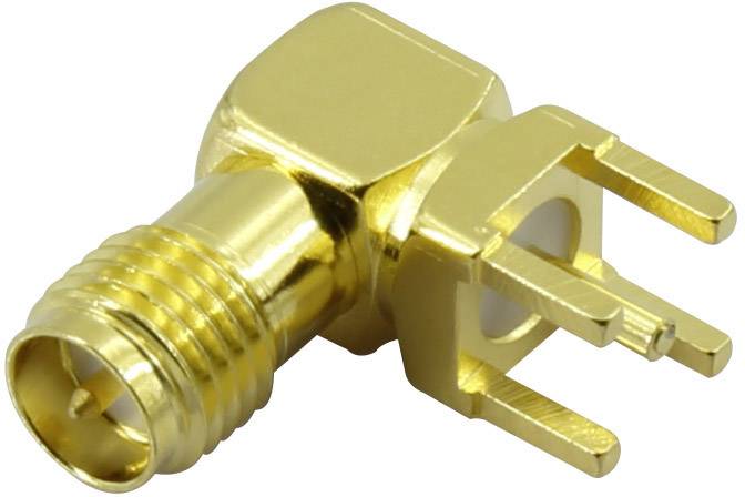 TRU COMPONENTS SMA-50KWE 1372240 SMA-reverse-stikforbindelse Tilslutning, indbygning vandret 50 Ω 1 stk