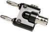 Fluke BP880 Måleadapter BNC-bøsning - Bananstik 4 mm kan stables Sort