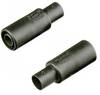 Fluke BB120 Måleadapter BNC-kobling - Bøsning 4 mm berøringssikker Sort
