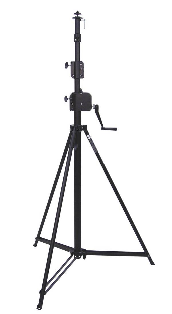 Eurolite STW-370A Lysstativ   inkl. håndsving  Tilladt belastning til vægt:35 kg