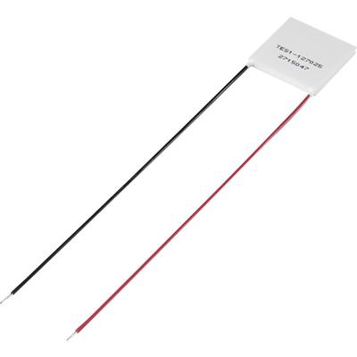 TRU COMPONENTS TES1-127025 Peltier-element 15.4 V/DC 2.5 A 21.4 W (L x B x H) 30 x 30 x 4 mm