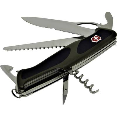 Victorinox RangerGrip 179 0.9563.MWC4 Schweizerlommekniv Antal funktioner 12 Oliven, Sort