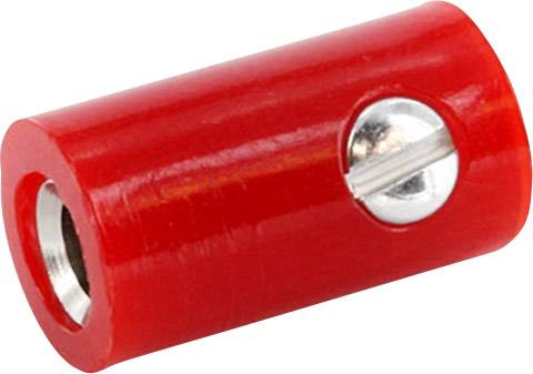 econ connect HOKSRT Bananstik Kobling, lige Stift-diameter: 2.6 mm Signalrød 1 stk