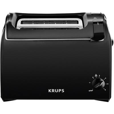 Krups KH1518 Toaster med indbygget rist til boller Sort