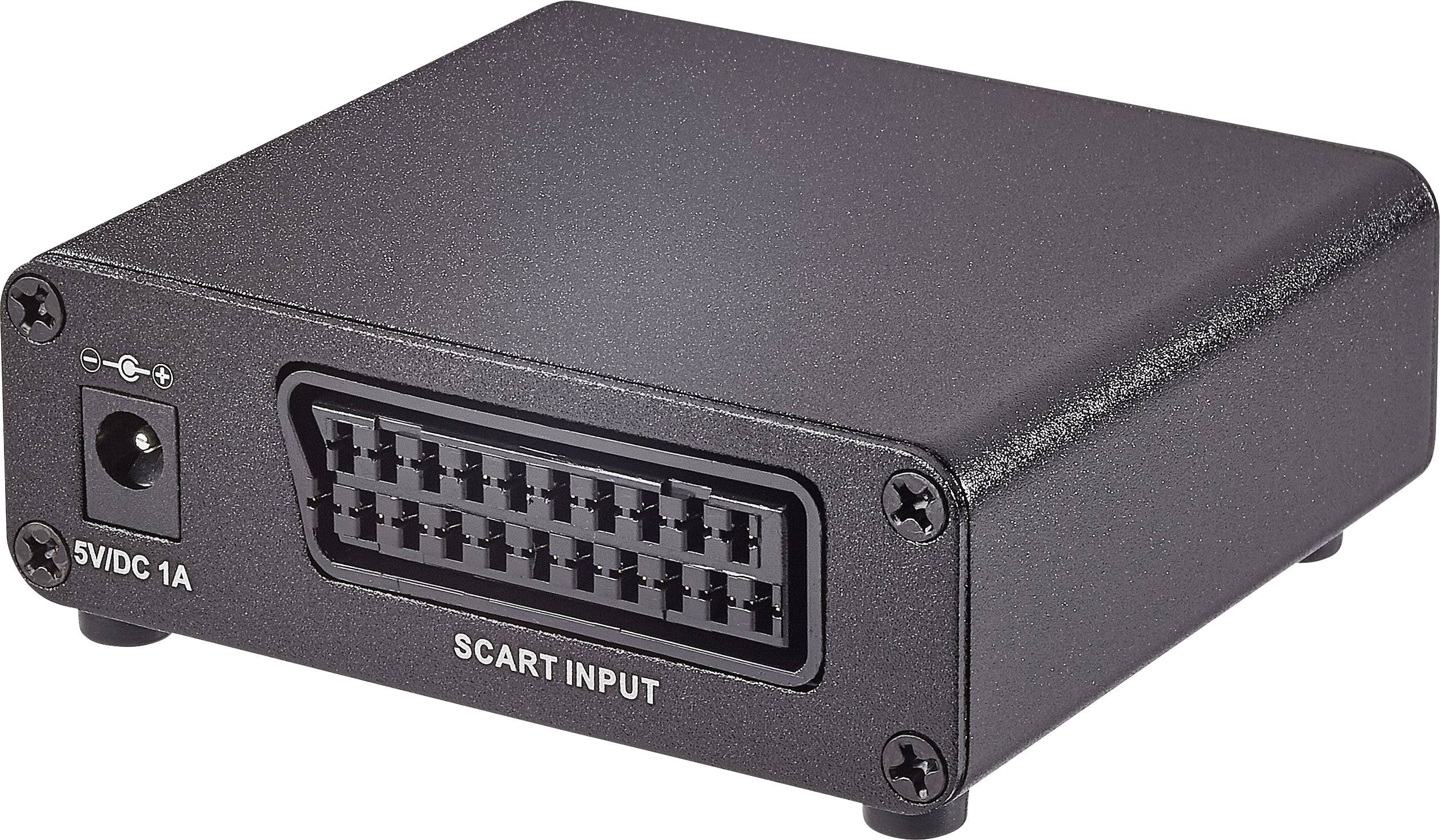SpeaKa Professional AV SP-SC/HD-02 [Scart - HDMI, Jack] 1920 x 1080 Pixel Conradelektronik.dk