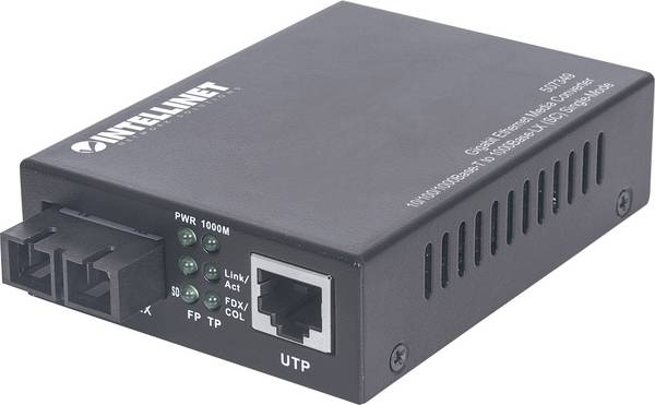 Intellinet 507349 SC duplex Netværk-medienkonverter 1 GBit/s
