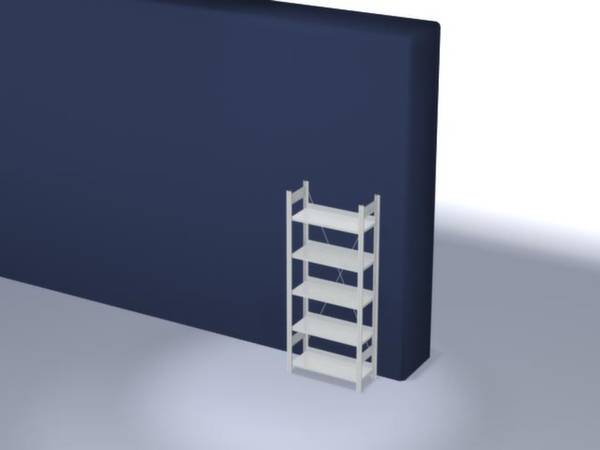 Orion Regalsysteme HKG17307EX Dokumentreol grundmodul (B x H x T) 810 x 1750 x 335 mm Stål plastbelagt Lysegrå Metalbakke
