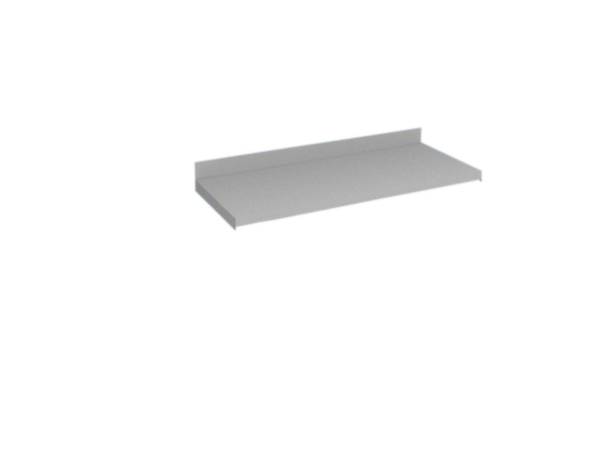 Orion Regalsysteme K07302/040 Hylde (B x T) 750 mm x 300 mm Stål plastbelagt Lysegrå Metalbakke
