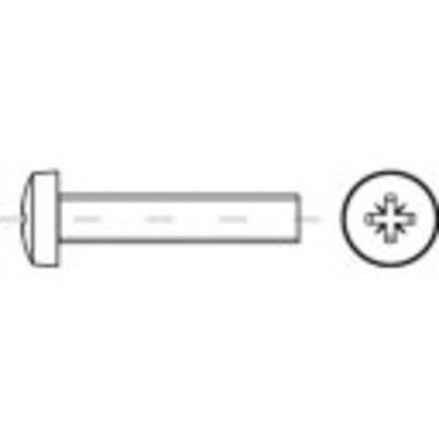 TOOLCRAFT 146007 Linseskruer M3 12 mm Krydskærv Pozidriv DIN 7985 Stål Galvaniseret 2000 stk