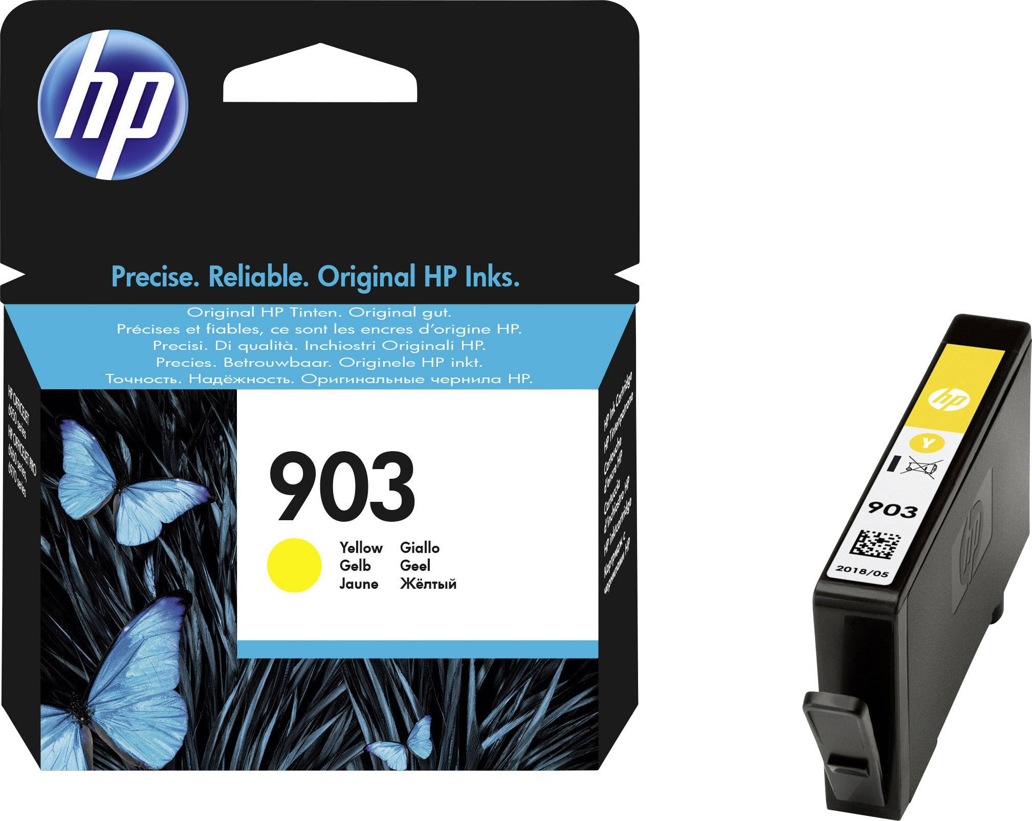 HP 903 Blæk Original Gul T6L95AE Blæk