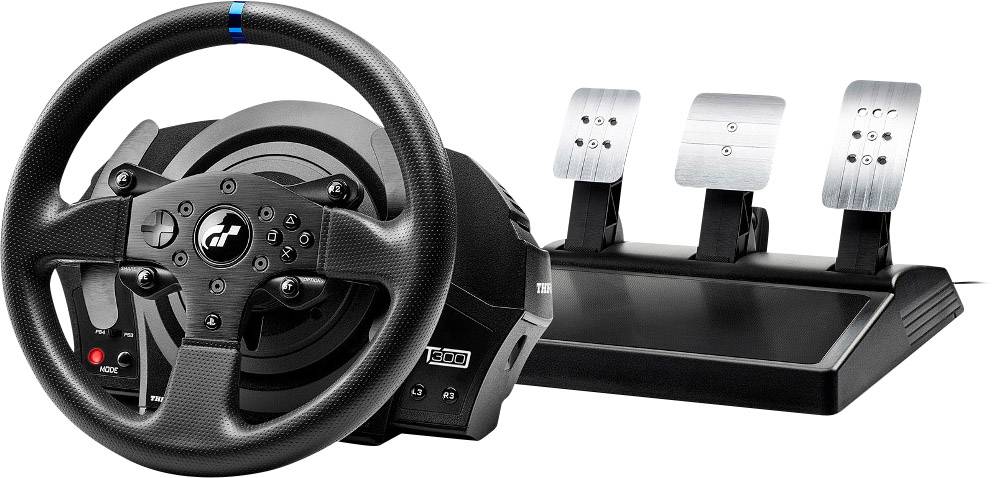 Thrustmaster T300 RS Turismo Edition Rat USB PC, PlayStation 4, PlayStation 3 inklusiv pedaler | Conradelektronik.dk