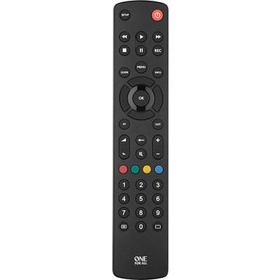 One For All TV URC 1210 Universal Fjernbetjening Sort