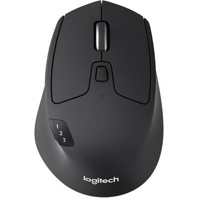 Logitech M720 Triathlon WLAN-mus Bluetooth®, Trådløs Optisk Sort 8 Knapper 1000 dpi