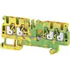 Weidmüller 1521540000 Jordklemme 5.1 mm Trækfjeder Grøn, Gul 50 stk Package
