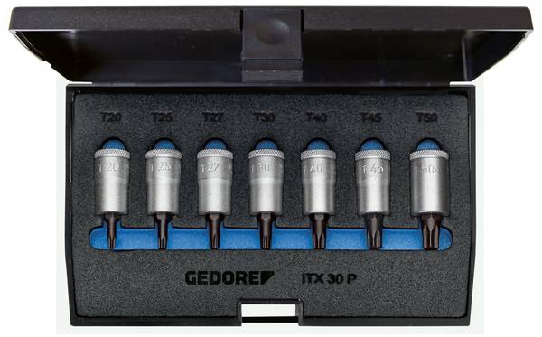 Gedore 1509926 Topnøgle-bit-sæt  3/8" (10 mm) 7 dele 1509926