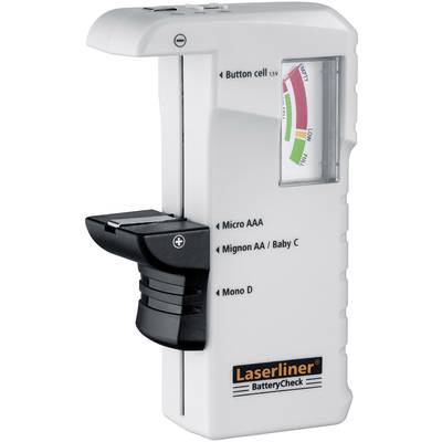 Laserliner Batteritester BatteryCheck Måleområde (batteritester) 1,5 V, 9 V Batteri 083.005A