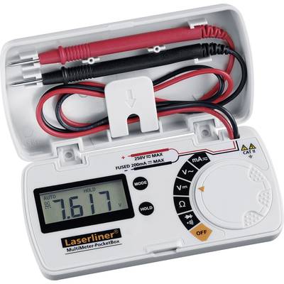 Laserliner 83028 Hånd-multimeter digital CAT II 250 V Visning (counts): 1999